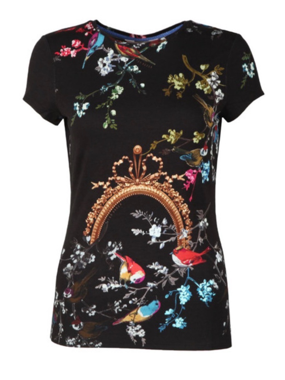 Ted Baker Raynee Opulent Fauna Fitted Tee